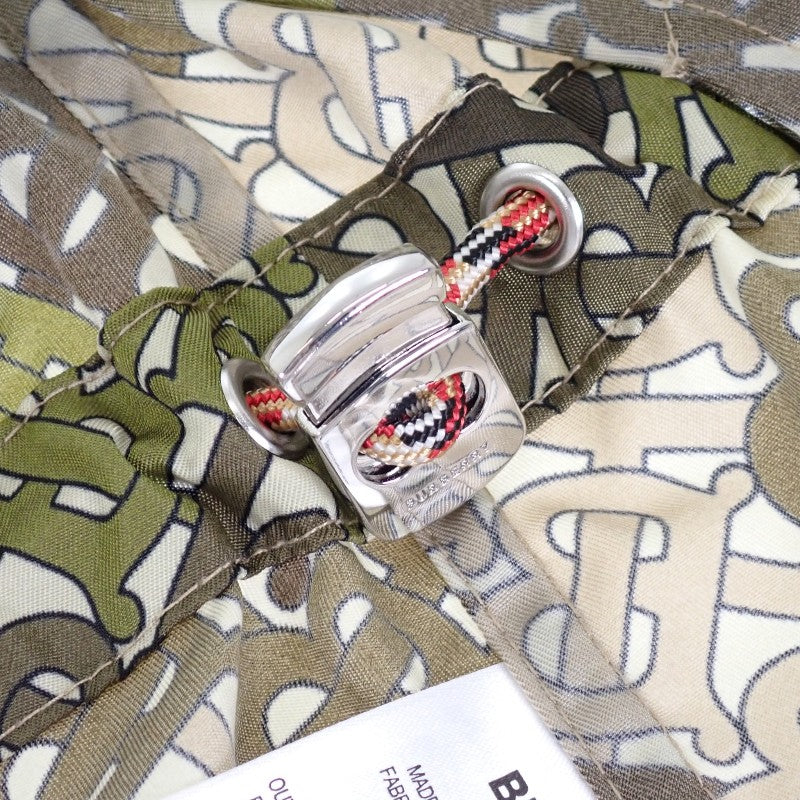 バーバリー BURBERRY TBモノグラム ロゴ 34 8016304 ナイロンジャケット ナイロン カーキ ベージュ レディース【中古】【ABランク】