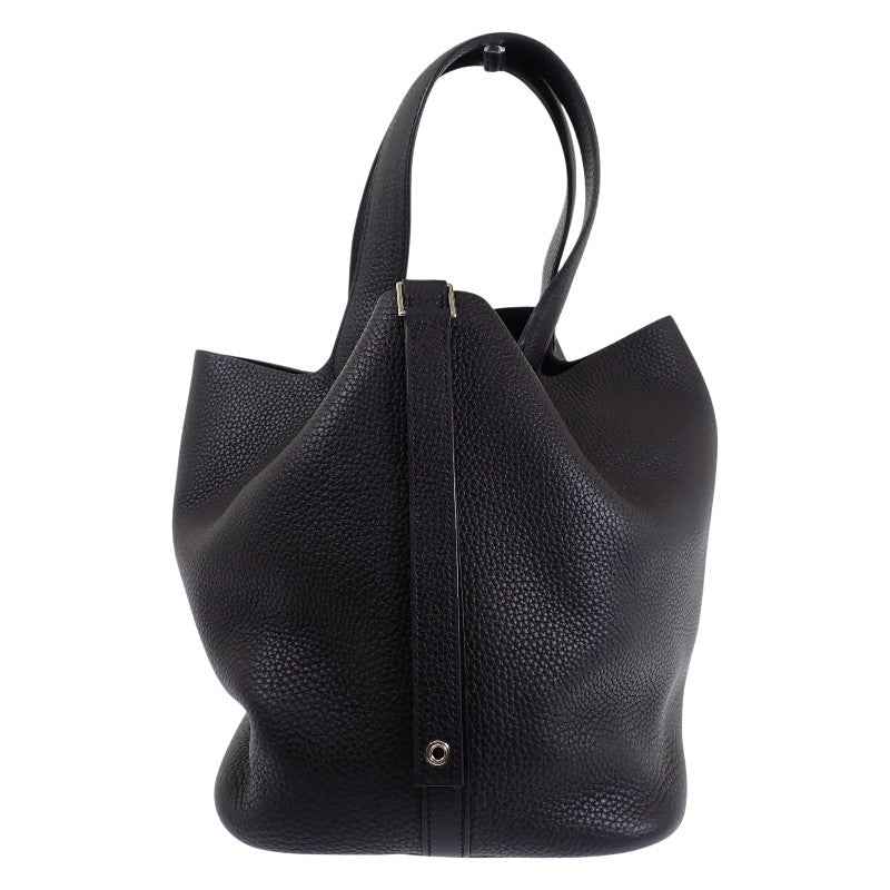 エルメス HERMES ピコタンロック GM ハンドバッグ トリヨンクレマンス ブラック シルバー金具 レディース【中古】【Aランク】