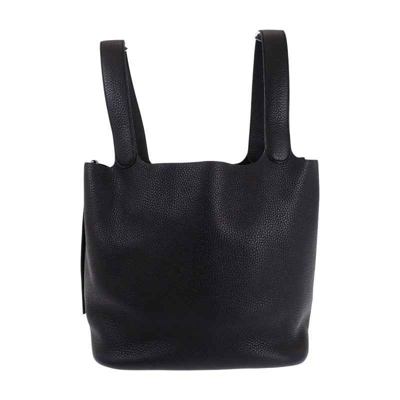 エルメス HERMES ピコタンロック GM ハンドバッグ トリヨンクレマンス ブラック シルバー金具 レディース【中古】【Aランク】