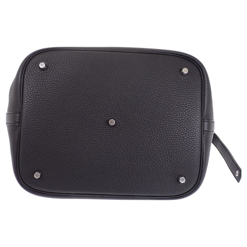 エルメス HERMES ピコタンロック GM ハンドバッグ トリヨンクレマンス ブラック シルバー金具 レディース【中古】【Aランク】