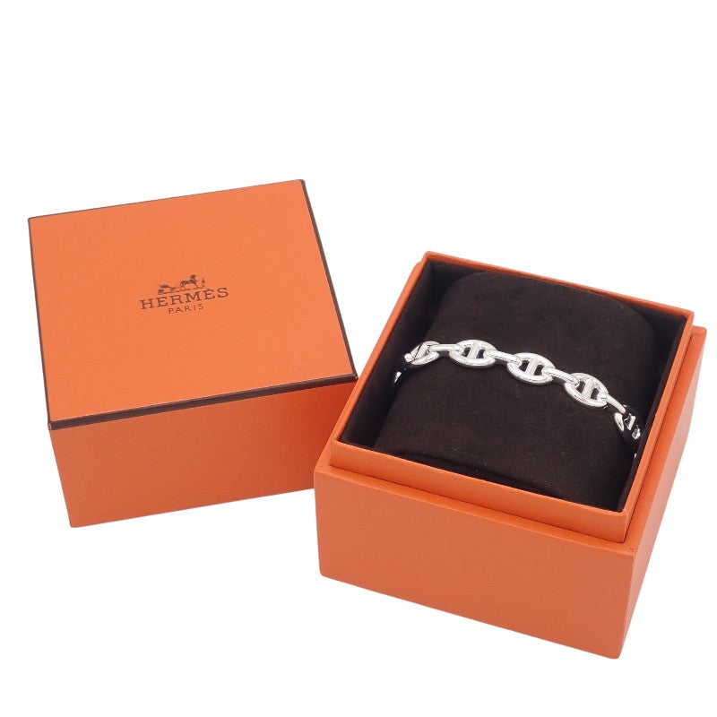 エルメス HERMES シェーヌダンクルアンシェネ SH ショート H109509B バングル シルバー925 銀 レディース メンズ ユニセックス【中古】【Aランク】