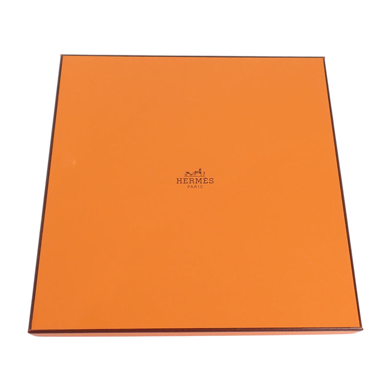 エルメス HERMES カレ90 EN DUO PAR スカーフ シルク オレンジ レディース【中古】【Aランク】