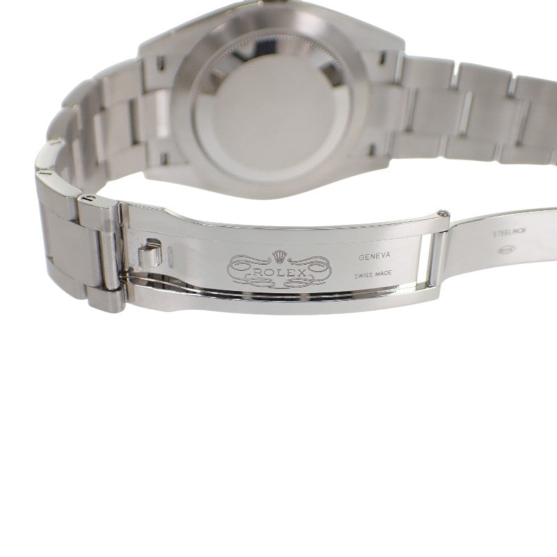 ロレックス ROLEX オイスターパーペチュアル 41 124300 腕時計 ステンレススチール 自動巻き グリーン文字盤 メンズ【中古】【Aランク】