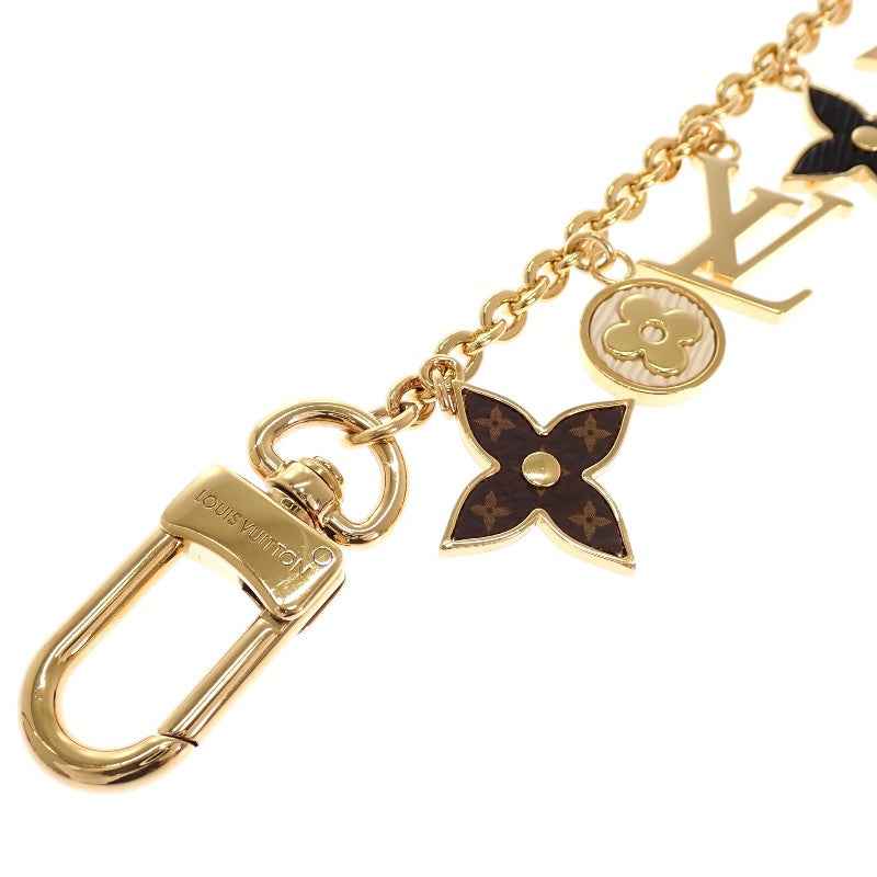 ルイヴィトン LOUIS VUITTON バッグチャーム・チェーン スプリング ストリート M01188 モノグラム バッグチャーム メタル ゴールド ピンク レディース【中古】【Aランク】