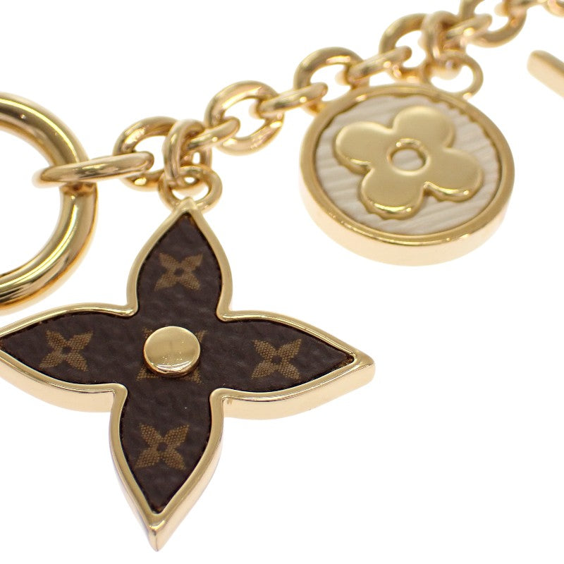 ルイヴィトン LOUIS VUITTON バッグチャーム・チェーン スプリング ストリート M01188 モノグラム バッグチャーム メタル ゴールド ピンク レディース【中古】【Aランク】