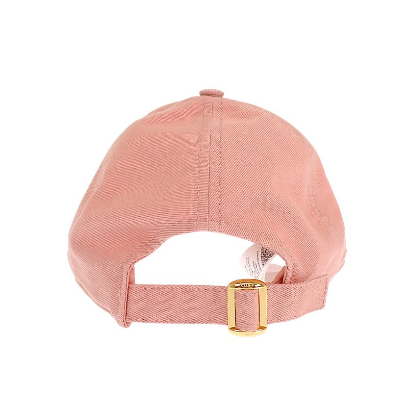 セリーヌ CELINE トリオンフ ベースボール S 2AUT6969P キャップ コットン ピンク レディース【中古】【Aランク】