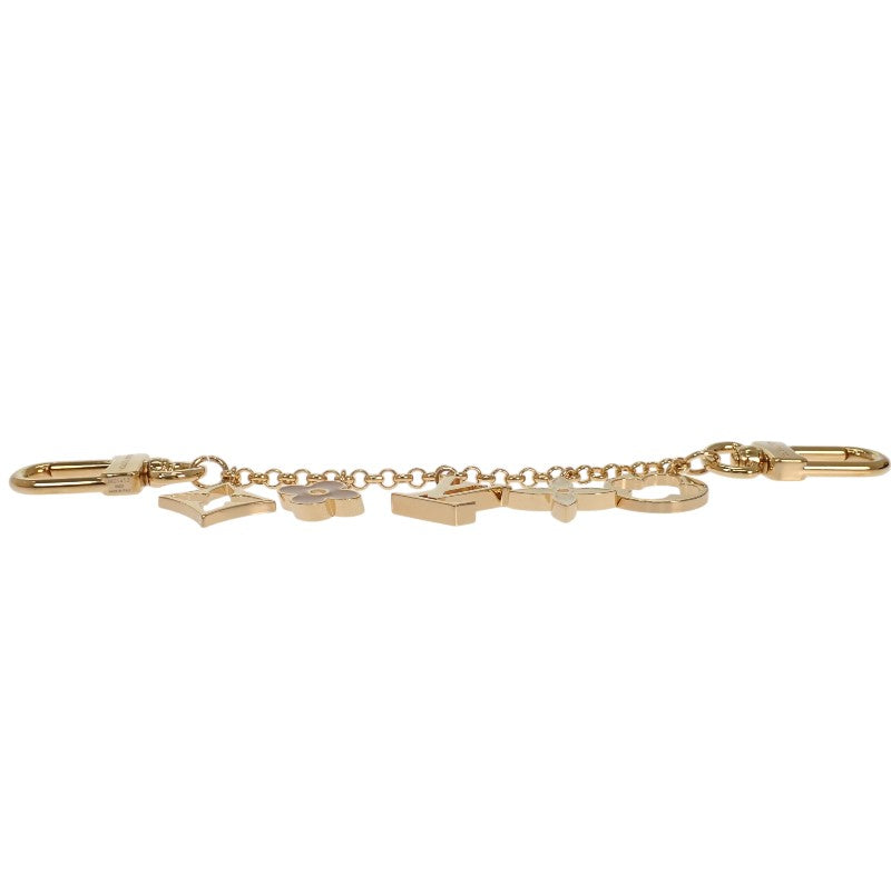 ルイヴィトン LOUIS VUITTON バッグチャーム チェーン・フルール ドゥ モノグラム M01413 モノグラム バッグチャーム メタル ゴールド ピンク レディース【中古】【Aランク】