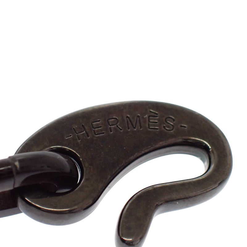 エルメス HERMES ディーヴァ ロング ネックレス バッファローホーン ラッカーウッド ブラウン レッド レディース【中古】【ABランク】
