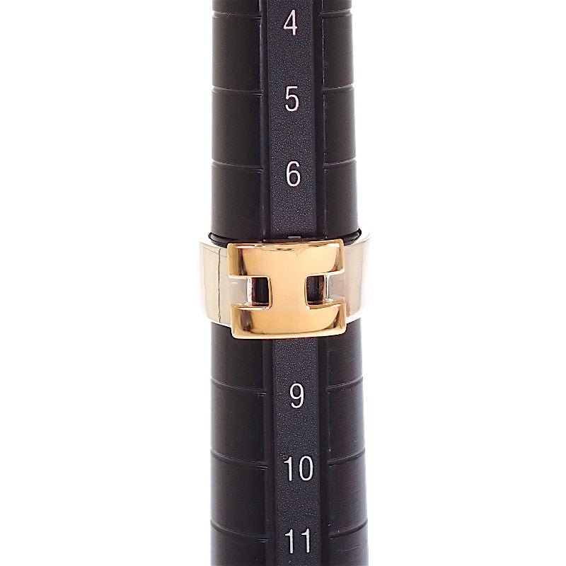 エルメス HERMES ニューヘラクレス 指輪 49 リング K18イエローゴールド シルバー925 レディース【中古】【Aランク】