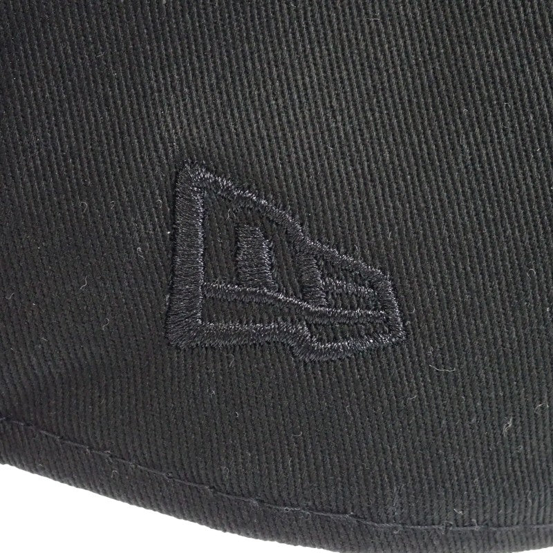 サンローラン SAINT LAURENT ニューエラ YSL モノグラム 9FORTY 687687YCL361000 キャップ コットン ブラック ワンサイズ メンズ レディース【中古】【Aランク】