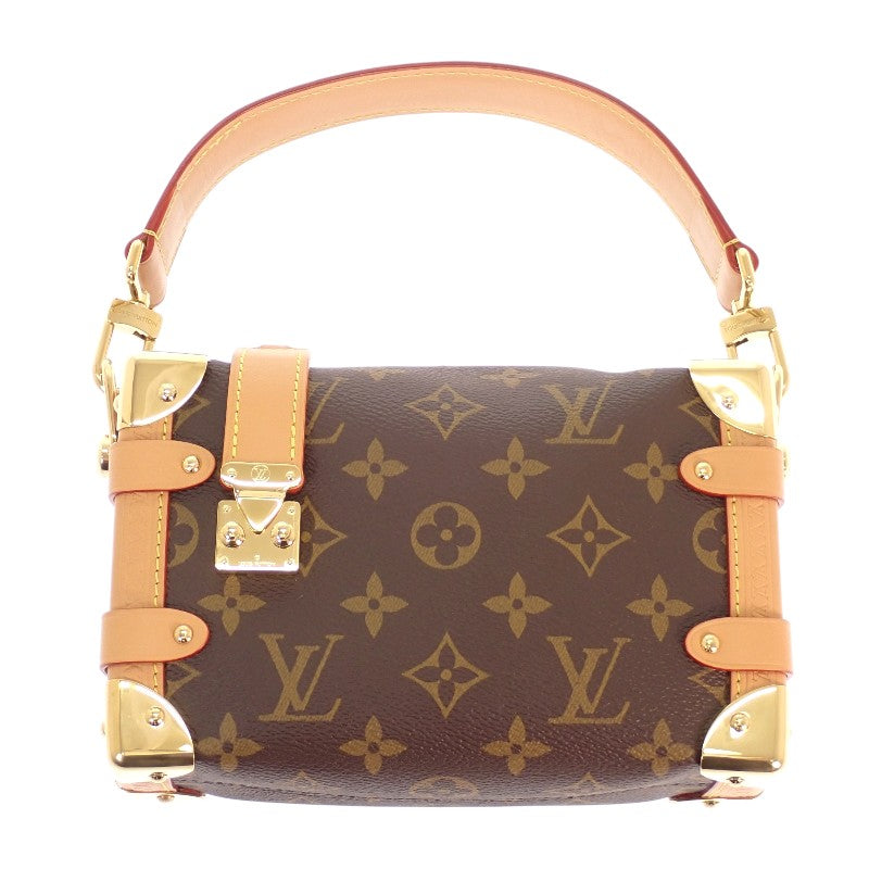 ルイヴィトン LOUIS VUITTON サイドトランク PM M46815 ショルダーバッグ 2WAYバッグ モノグラムキャンバス ブラウン ゴールド金具 レディース メンズ【中古】【Aランク】