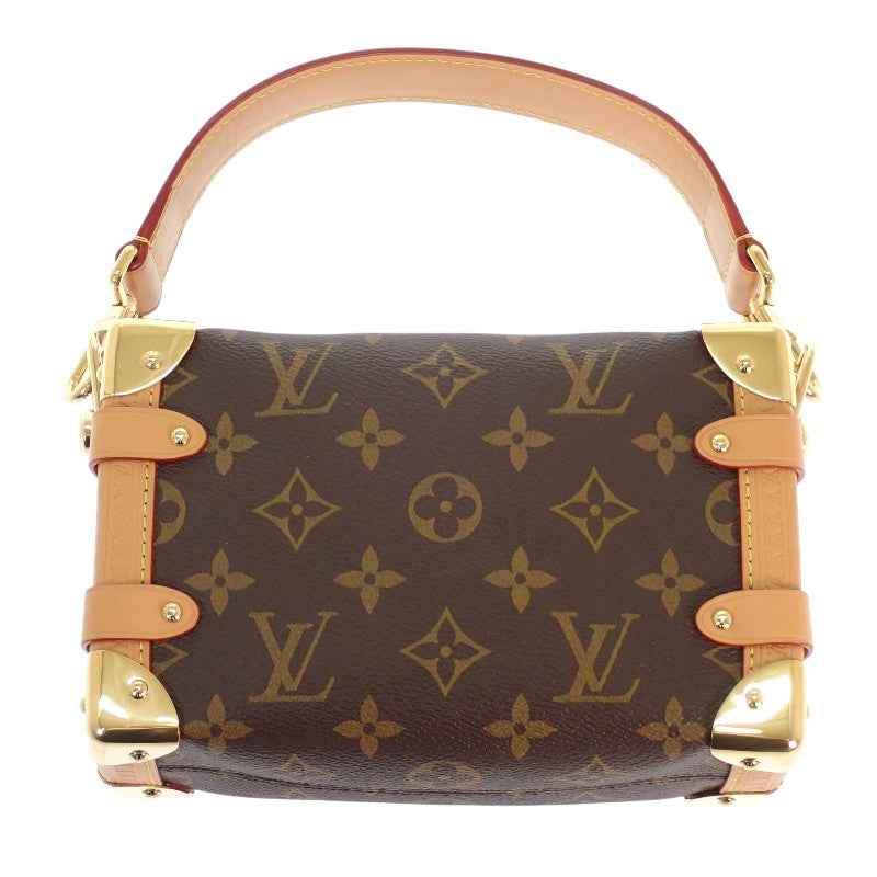 ルイヴィトン LOUIS VUITTON サイドトランク PM M46815 ショルダーバッグ 2WAYバッグ モノグラムキャンバス ブラウン ゴールド金具 レディース メンズ【中古】【Aランク】