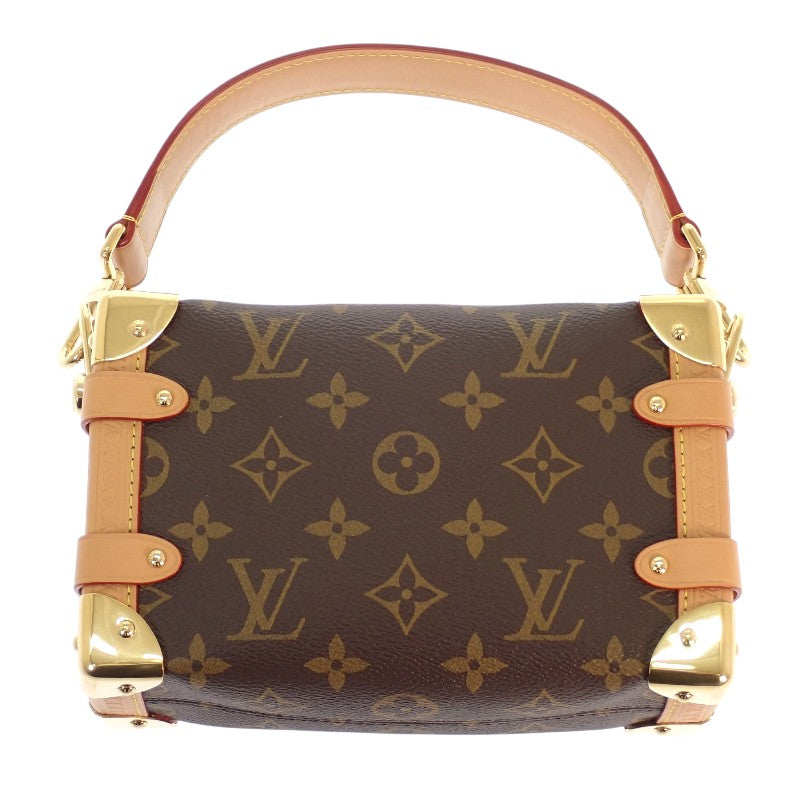ルイヴィトン LOUIS VUITTON サイドトランク PM M46815 ショルダーバッグ 2WAYバッグ モノグラムキャンバス ブラウン ゴールド金具 レディース メンズ【中古】【Aランク】