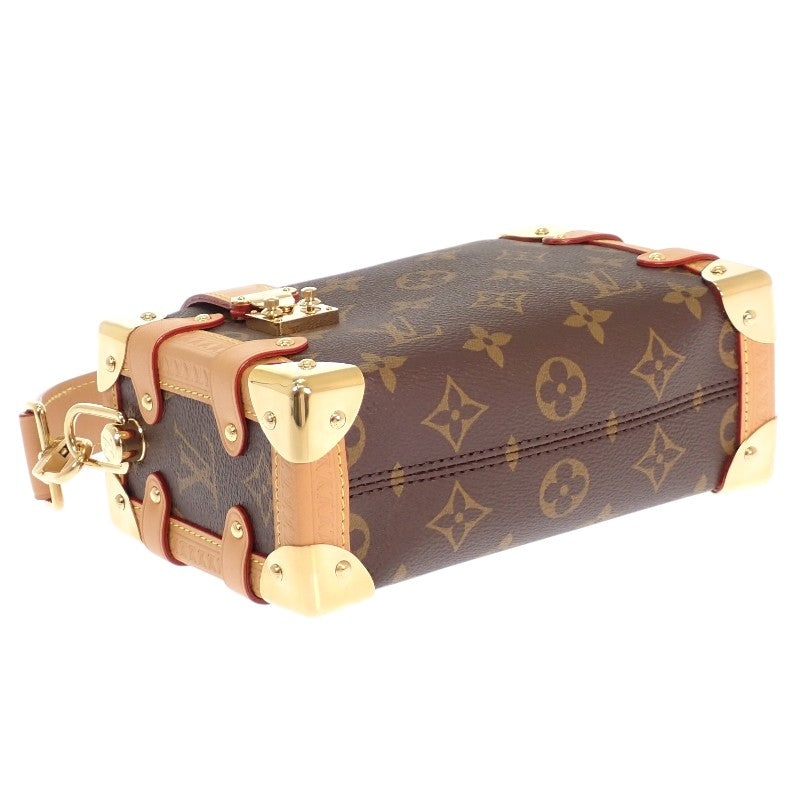 ルイヴィトン LOUIS VUITTON サイドトランク PM M46815 ショルダーバッグ 2WAYバッグ モノグラムキャンバス ブラウン ゴールド金具 レディース メンズ【中古】【Aランク】