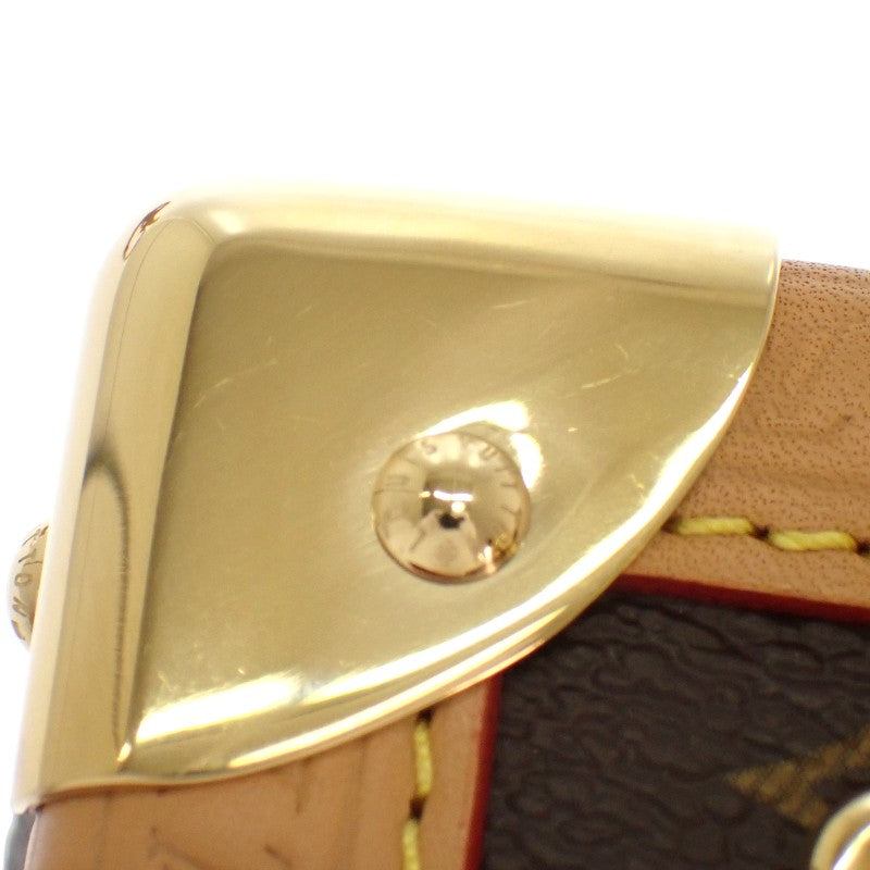 ルイヴィトン LOUIS VUITTON サイドトランク PM M46815 ショルダーバッグ 2WAYバッグ モノグラムキャンバス ブラウン ゴールド金具 レディース メンズ【中古】【Aランク】