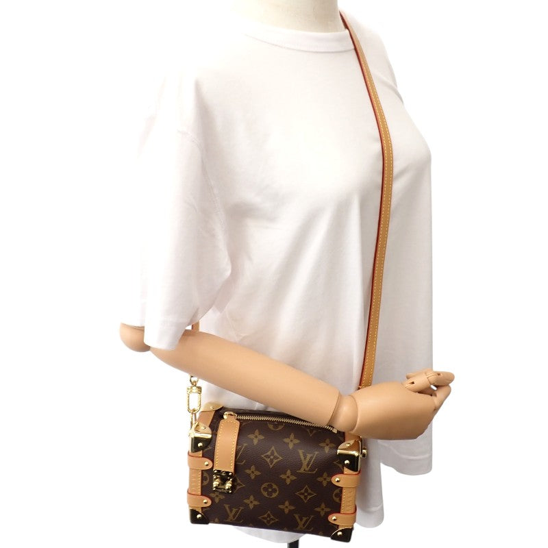 ルイヴィトン LOUIS VUITTON サイドトランク PM M46815 ショルダーバッグ 2WAYバッグ モノグラムキャンバス ブラウン ゴールド金具 レディース メンズ【中古】【Aランク】