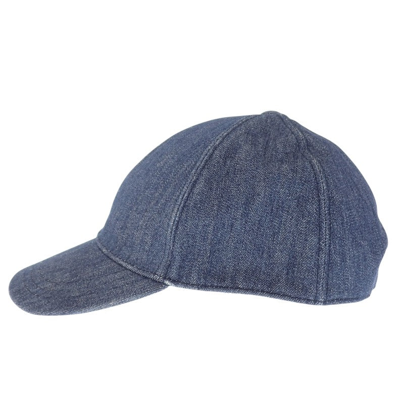 プラダ PRADA ベースボール M 2HC274AJ6F0008 キャップ デニム ネイビー レディース メンズ【中古】【ABランク】