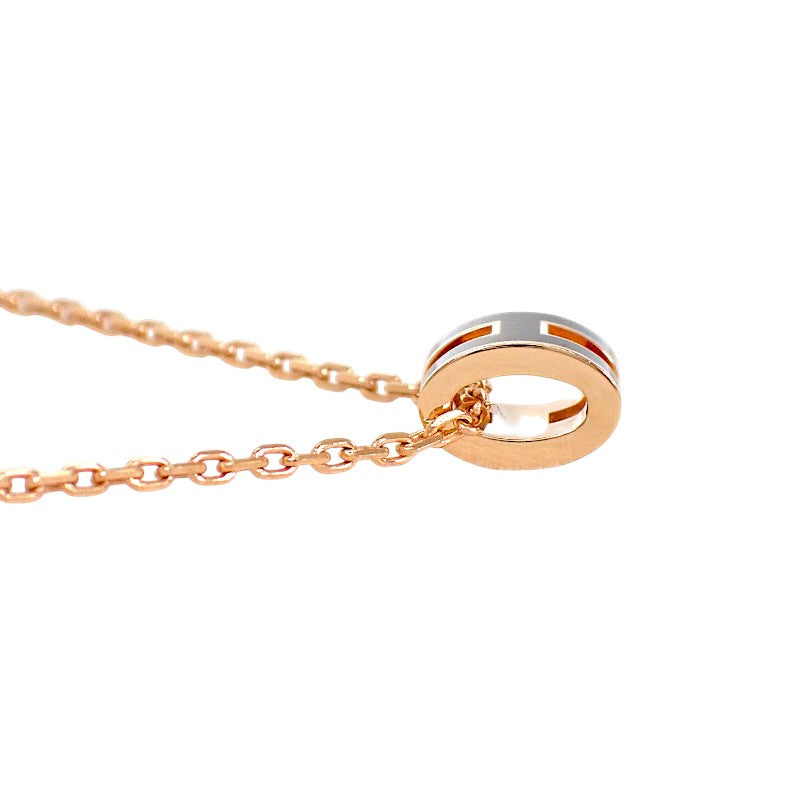 エルメス HERMES ミニポップH ペンダント H147992FO03 ネックレス メタル ブラック レディース【中古】【Aランク】