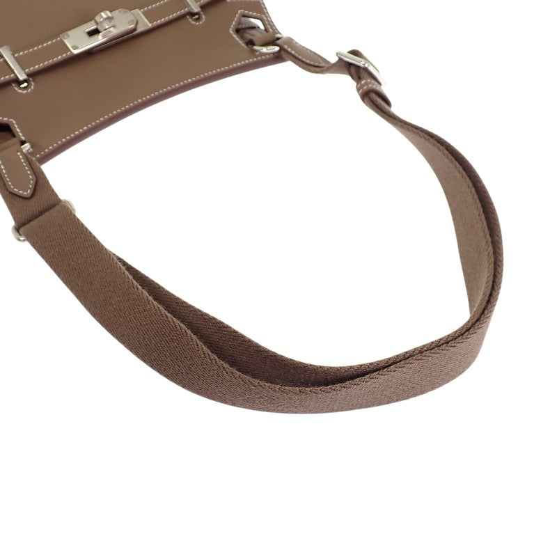 エルメス HERMES ジプシエール ミニ H084047CKAG ショルダーバッグ エバーカラ― エトゥープ シルバー金具 レディース【中古】【SAランク】