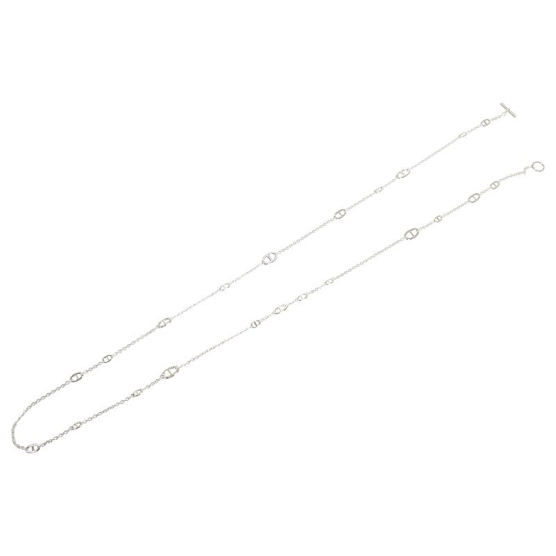 エルメス HERMES ファランドール ロング 160cm H104569B 00 ネックレス シルバー925 シルバー レディース メンズ ユニセックス【中古】【Aランク】