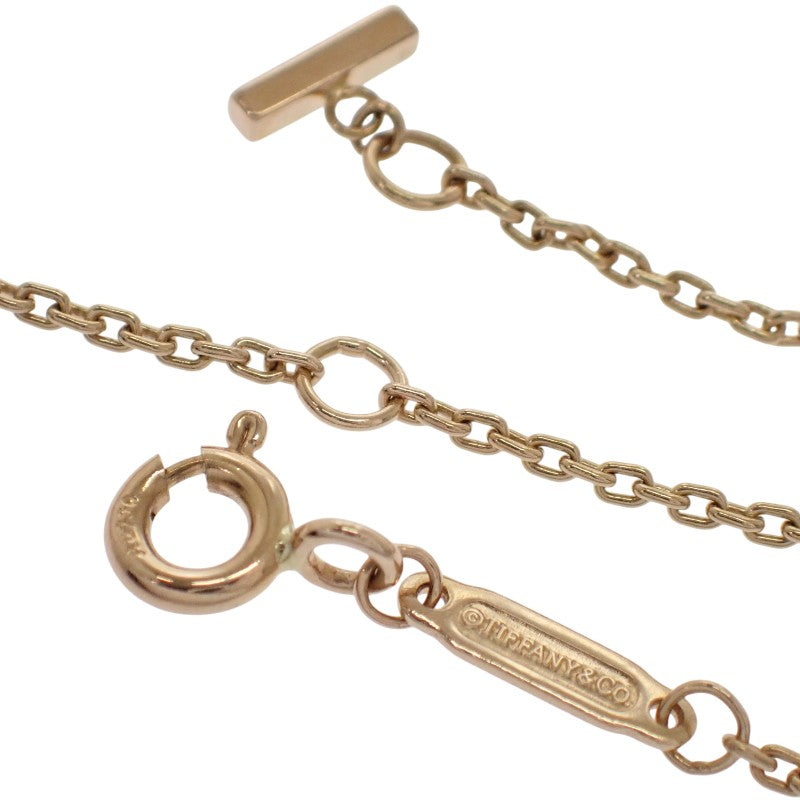 ティファニー TIFFANY&Co. Tスマイル ペンダント ミディアム 458103 ネックレス K18ローズゴールド ダイヤモンド レディース メンズ【中古】【Aランク】