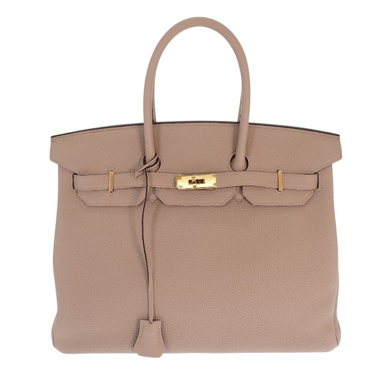 エルメス HERMES バーキン 35 ハンドバッグ トゴ トゥルティエールグレー ゴールド金具 レディース【中古】【Aランク】