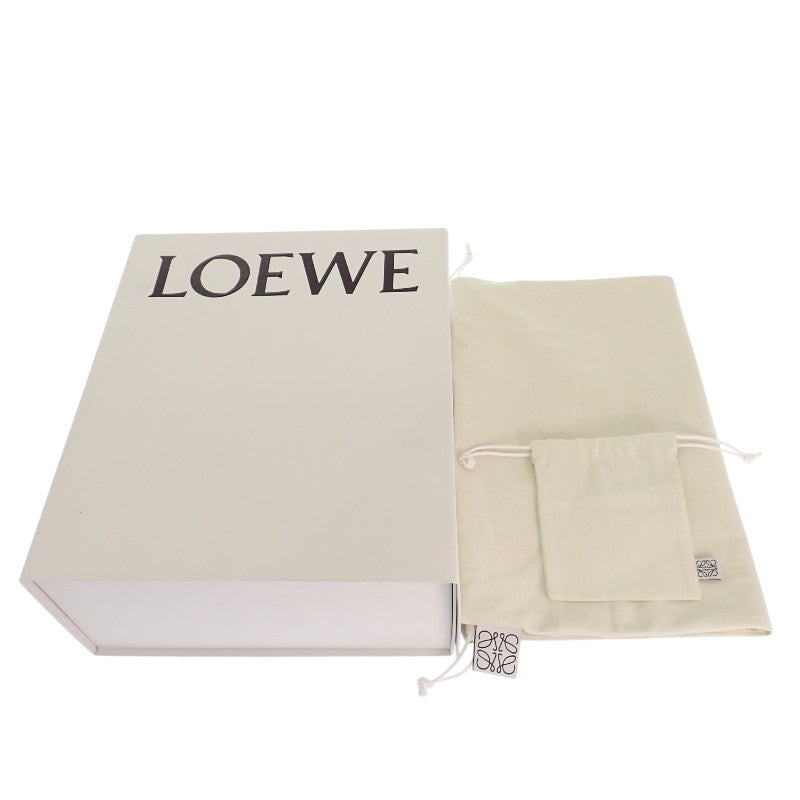 ロエベ LOEWE フラメンコパース ミディアム A411FCRX47 2WAYバッグ ショルダーバッグ ラミネートラムスキン シルバー シルバー金具 レディース【中古】【Aランク】