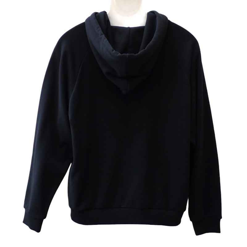 セリーヌ CELINE BLASONルーズフーディ M RY033670Q パーカー コットン ブラック メンズ【中古】【Aランク】