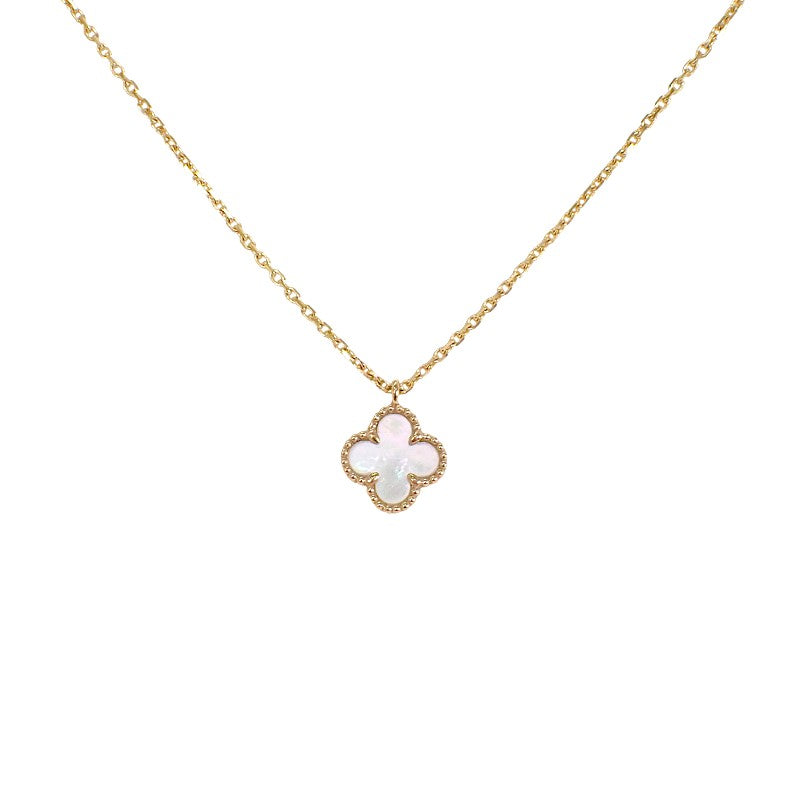 ヴァンクリーフ&アーペル Van Cleef & Arpels スウィート アルハンブラ ペンダント VCARF69100 ネックレス K18イエローゴールド マザーオブパール ゴールド レディース【中古】【Aランク】