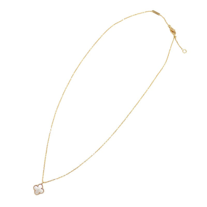 ヴァンクリーフ&アーペル Van Cleef & Arpels スウィート アルハンブラ ペンダント VCARF69100 ネックレス K18イエローゴールド マザーオブパール ゴールド レディース【中古】【Aランク】