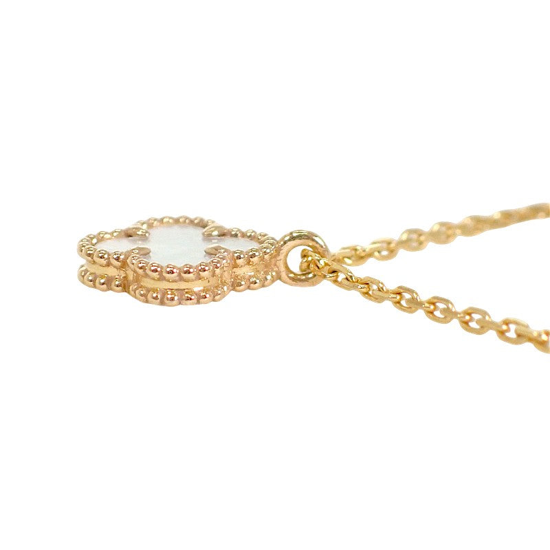 ヴァンクリーフ&アーペル Van Cleef & Arpels スウィート アルハンブラ ペンダント VCARF69100 ネックレス K18イエローゴールド マザーオブパール ゴールド レディース【中古】【Aランク】