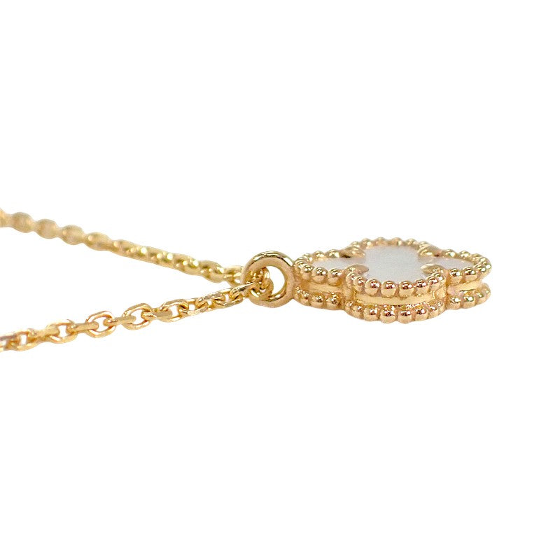 ヴァンクリーフ&アーペル Van Cleef & Arpels スウィート アルハンブラ ペンダント VCARF69100 ネックレス K18イエローゴールド マザーオブパール ゴールド レディース【中古】【Aランク】
