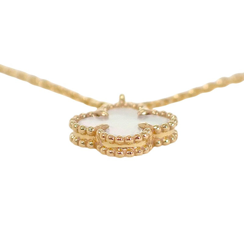 ヴァンクリーフ&アーペル Van Cleef & Arpels スウィート アルハンブラ ペンダント VCARF69100 ネックレス K18イエローゴールド マザーオブパール ゴールド レディース【中古】【Aランク】