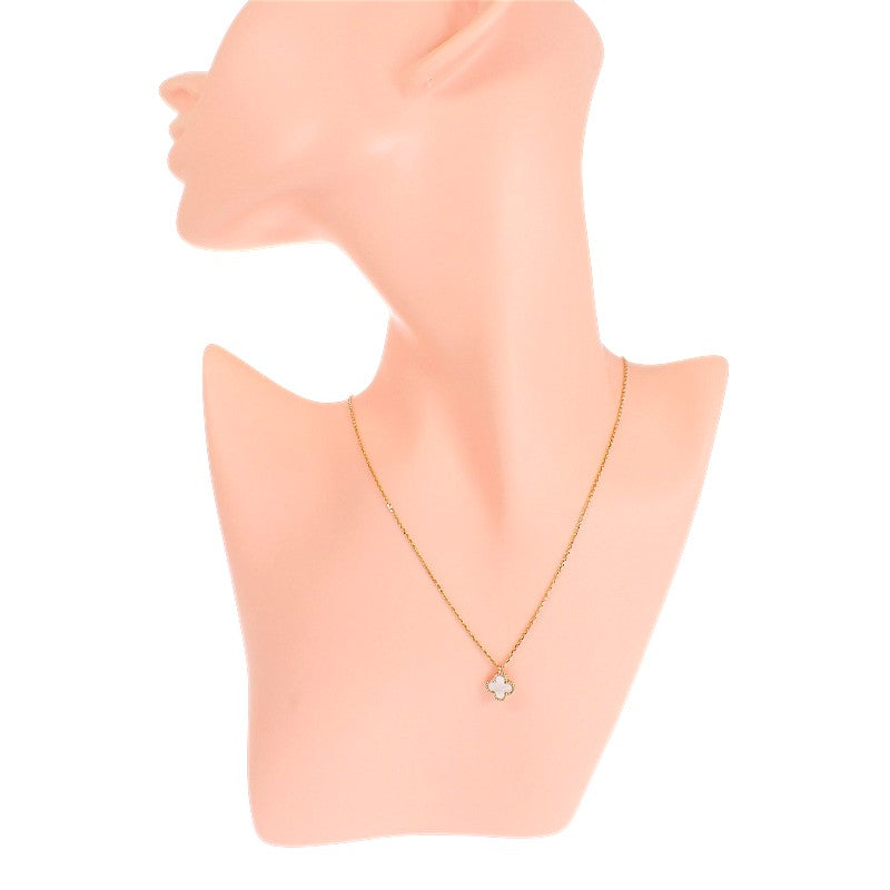 ヴァンクリーフ&アーペル Van Cleef & Arpels スウィート アルハンブラ ペンダント VCARF69100 ネックレス K18イエローゴールド マザーオブパール ゴールド レディース【中古】【Aランク】