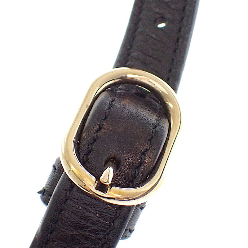 グッチ GUCCI GG エンボス ミニ ボストンバッグ 815256 AAEEM 1000 2WAYバッグ ショルダーバッグ カーフ ブラック ゴールド金具 レディース【中古】【ABランク】