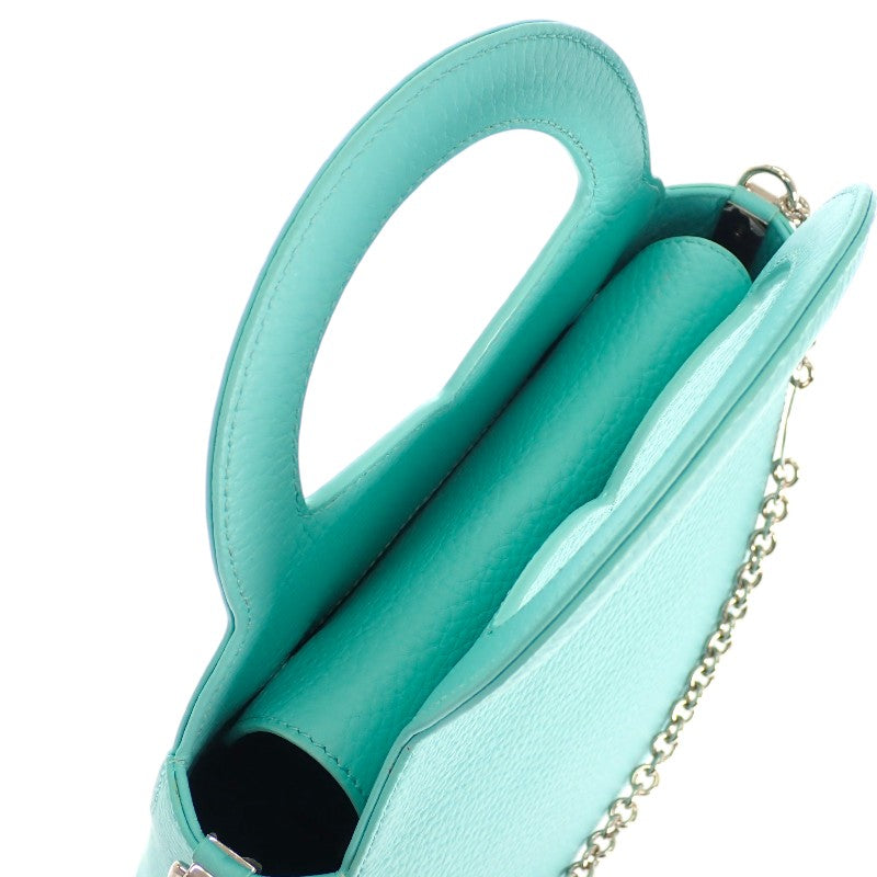 ティファニー TIFFANY&Co. リターントゥティファニートート 72017560 2WAYバッグ レザー ブルー シルバー金具 レディース【中古】【ABランク】