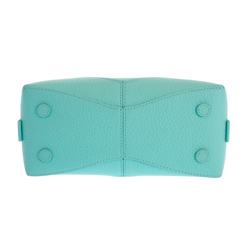 ティファニー TIFFANY&Co. リターントゥティファニートート 72017560 2WAYバッグ レザー ブルー シルバー金具 レディース【中古】【ABランク】