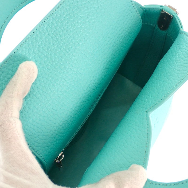 ティファニー TIFFANY&Co. リターントゥティファニートート 72017560 2WAYバッグ レザー ブルー シルバー金具 レディース【中古】【ABランク】