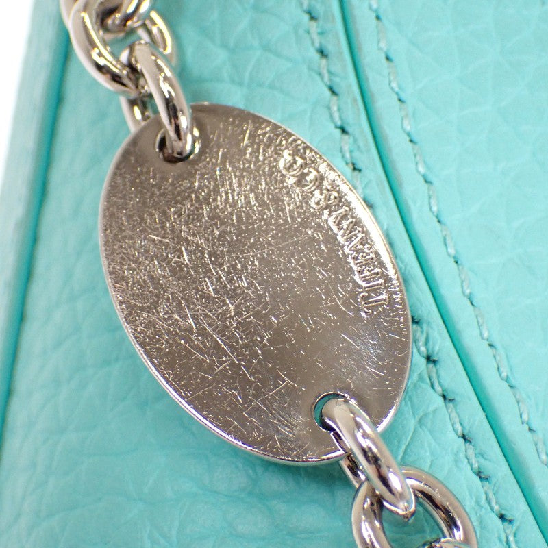 ティファニー TIFFANY&Co. リターントゥティファニートート 72017560 2WAYバッグ レザー ブルー シルバー金具 レディース【中古】【ABランク】