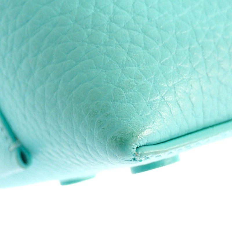 ティファニー TIFFANY&Co. リターントゥティファニートート 72017560 2WAYバッグ レザー ブルー シルバー金具 レディース【中古】【ABランク】