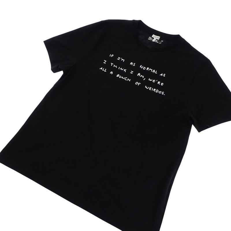 ロエベ LOEWEJoe Brainardコラボ Joe Brainard ロゴ刺繍 L S359333XCI 半袖Tシャツ コットン ブラック 黒 レディース【中古】【Aランク】