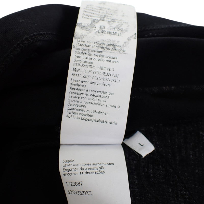 ロエベ LOEWEJoe Brainardコラボ Joe Brainard ロゴ刺繍 L S359333XCI 半袖Tシャツ コットン ブラック 黒 レディース【中古】【Aランク】