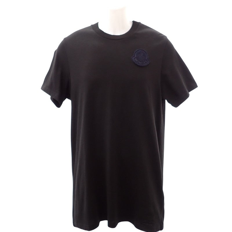 モンクレール MONCLER ワッペンTシャツ M I20918C00069_83927 半袖Tシャツ コットン 綿 ブラック 黒 メンズ【中古】【Aランク】