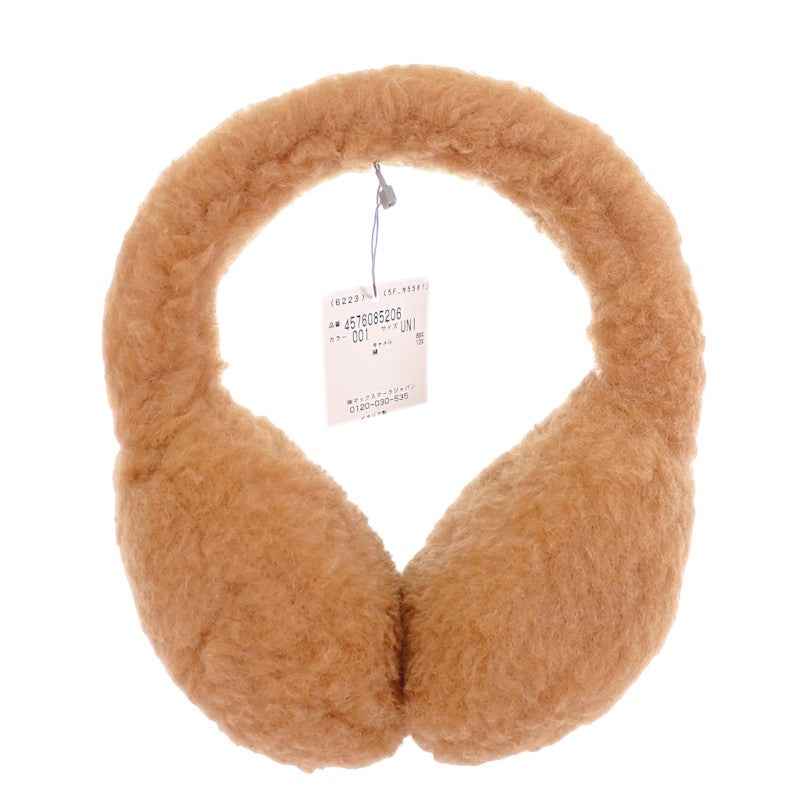 マックスマーラ MAX MARA テディベア 4576085206 001 イヤーマフ シルク キャメル CAMEL ブラウン レディース【中古】【SAランク】
