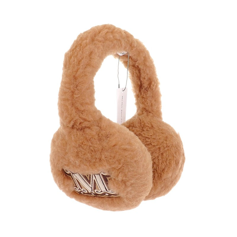 マックスマーラ MAX MARA テディベア 4576085206 001 イヤーマフ シルク キャメル CAMEL ブラウン レディース【中古】【SAランク】