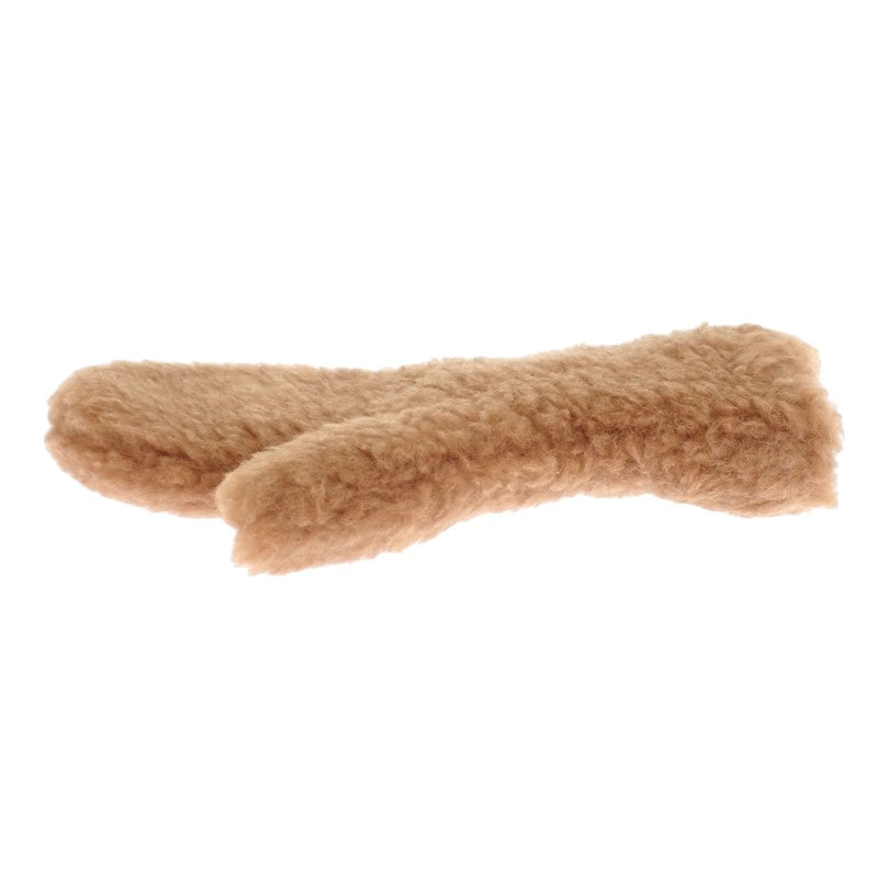 マックスマーラ MAX MARA テディベアミトン オンブラート 手袋 シルク ウール キャメル SM レディース【中古】【SAランク】