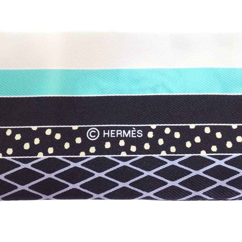 エルメス HERMES ツイリー グラン・テアトル・ヌーヴォー H063761S スカーフ シルク ブラック レディース【中古】【Aランク】