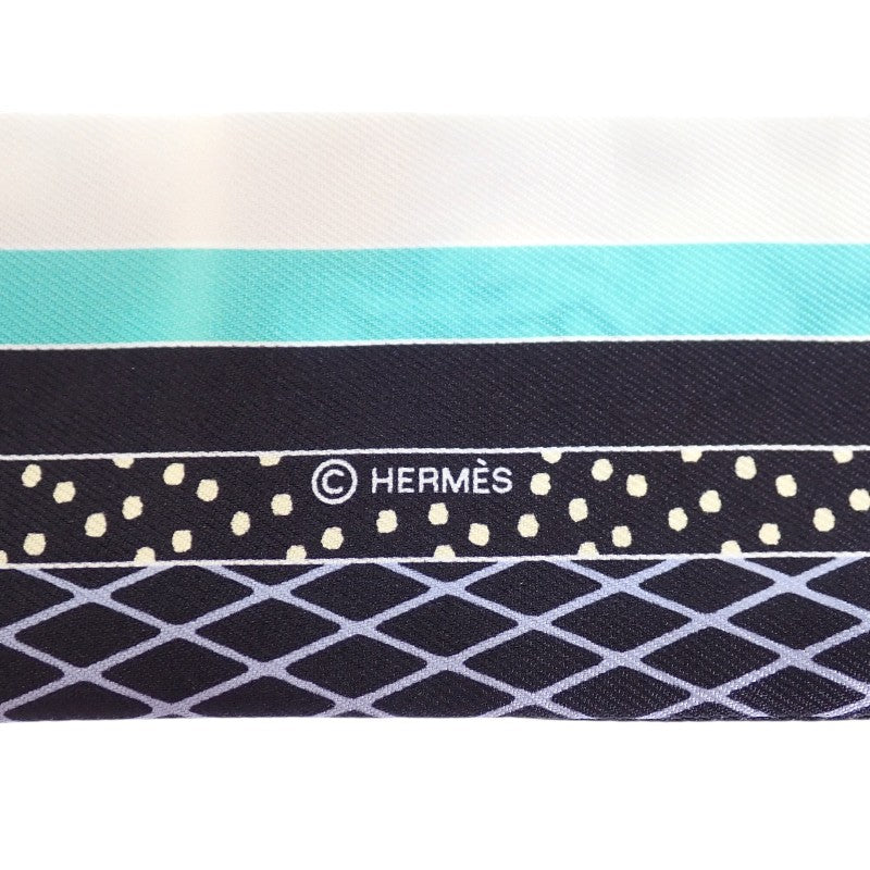 エルメス HERMES ツイリー グラン・テアトル・ヌーヴォー H063761S スカーフ シルク ブラック レディース【中古】【Aランク】