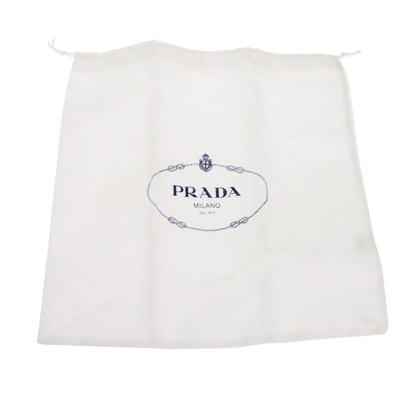 プラダ PRADA キルティングナイロンミニ 1BH026 2WAYバッグ Re-Nylon ブラック シルバー金具【中古】【Aランク】