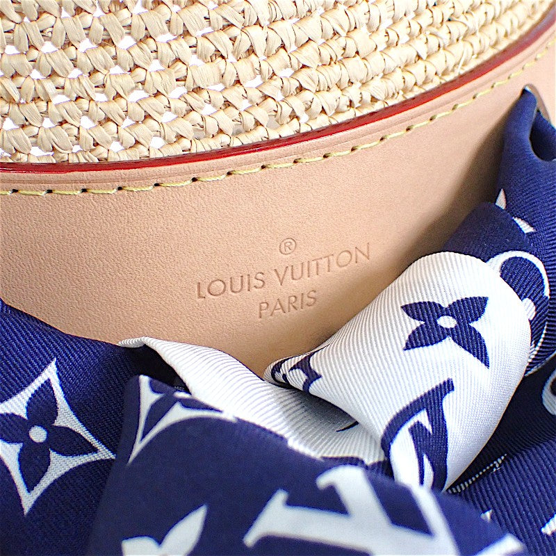 ルイヴィトン LOUIS VUITTON フェドラ・LV サマー スターダスト M77784 ハット シルク パナマ レディース【中古】【ABランク】